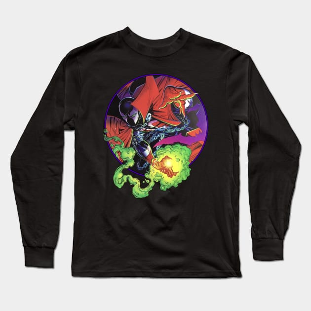 Spawn #1 Long Sleeve T-Shirt by SkipBroTees